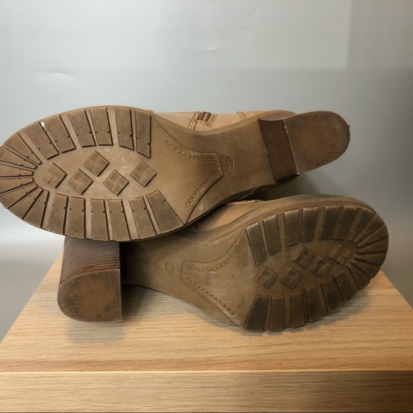 Guess Gasin Hiker Boots Side Zipper Size 8 1/2” Faux Leather. - Picture 8 of 13